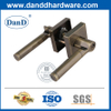 Función de entrada cuadrada de aleación de zinc de latón antiguo Lockset-ddlk089
