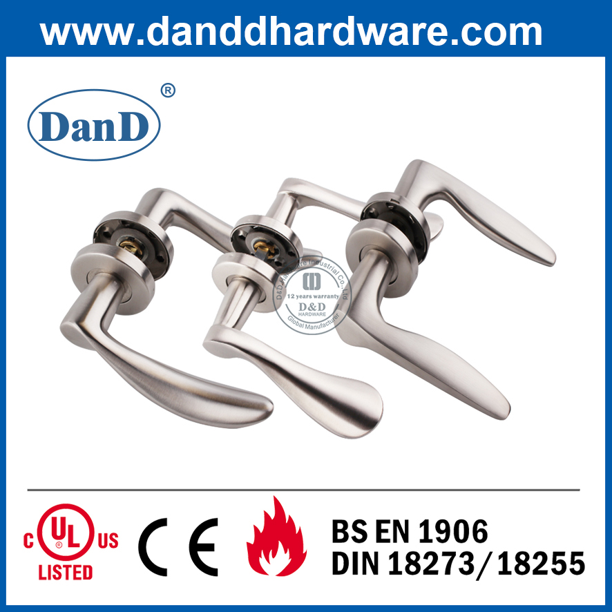Manija de palanca sólida de alta calidad SUS304 para doble puerta-DDSH044