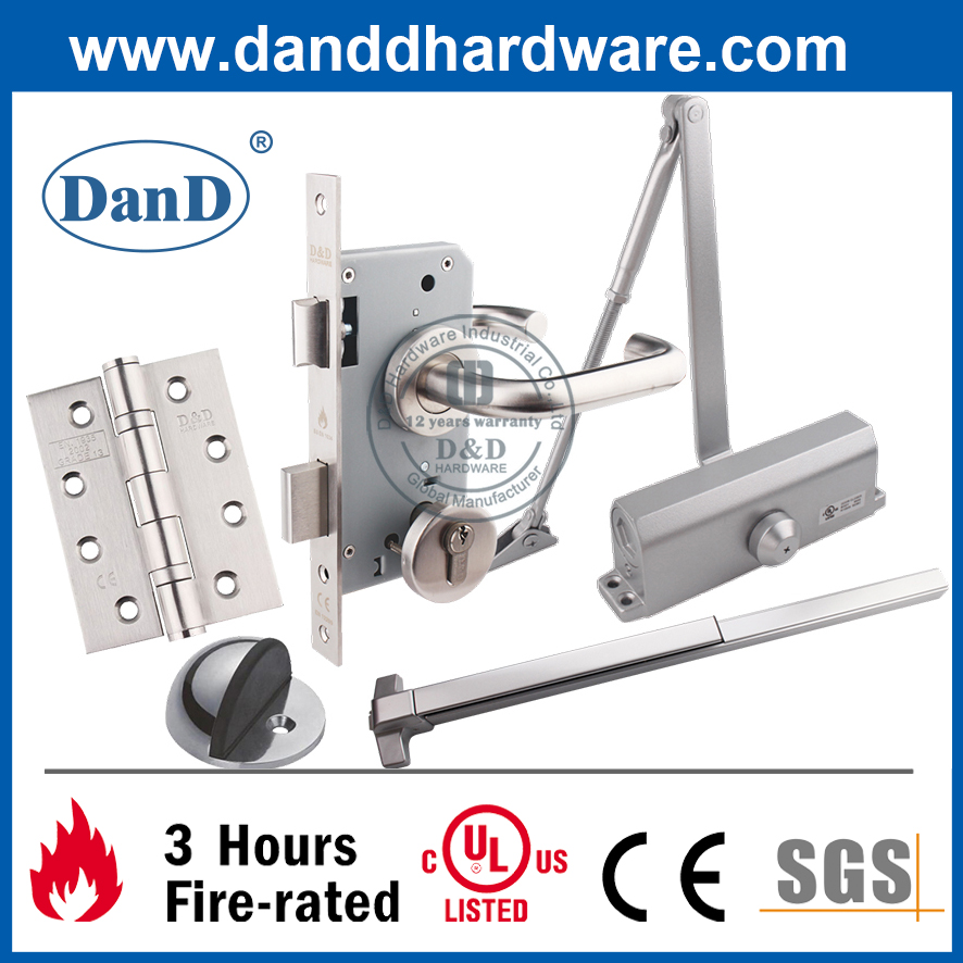 Cerradura de cerrojo de aleación de zinc cuadrados para la puerta frontal-ddlk030