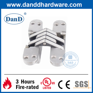 Bisagra de puertas externas ocultas de acero inoxidable con silenciador de nylon-ddch007-b