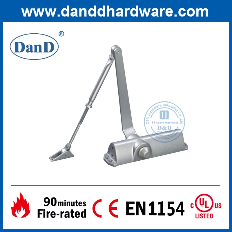 BS EN1154 Aluminio Automático Hidráulico Puerta exterior Closer-DDDC007