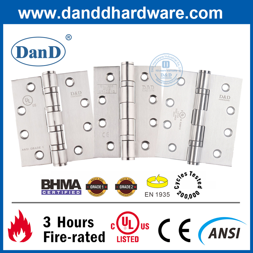 Bisagra de nylon de acero inoxidable 201 de nylon para puerta comercial-DDSS007