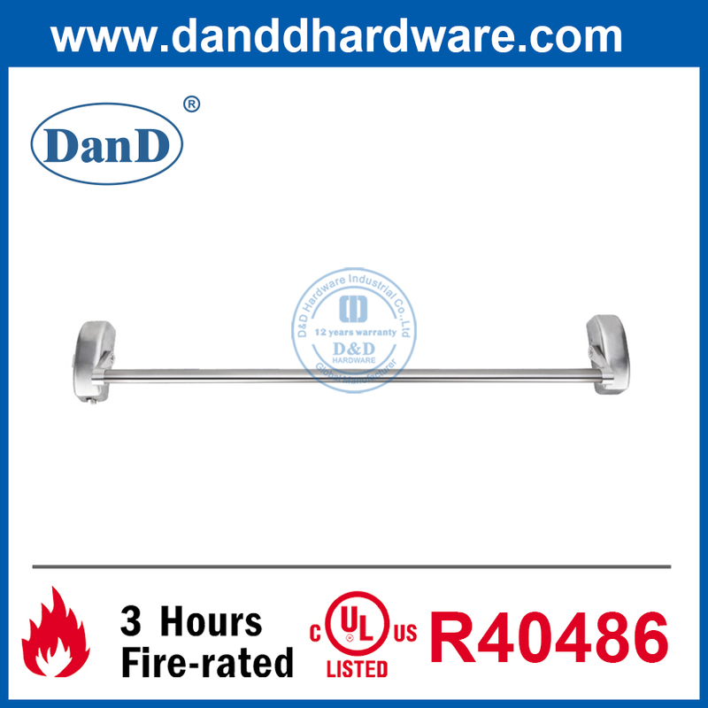Acero inoxidable 304 PUERTAS COMERCIAL PRENSA TIPO PANIC PUSH BAR-DDPD021