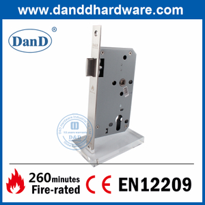 BS EN12209 SUS304 Bloqueo de pestillo de incendio para la puerta del pasaje-DDML011-6072